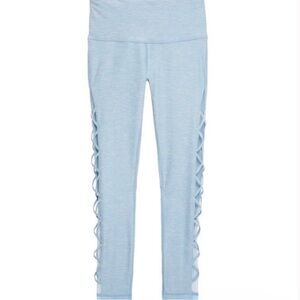 Victoria’s Secret Flow on Point Lace Up Legging in Frost Blue
